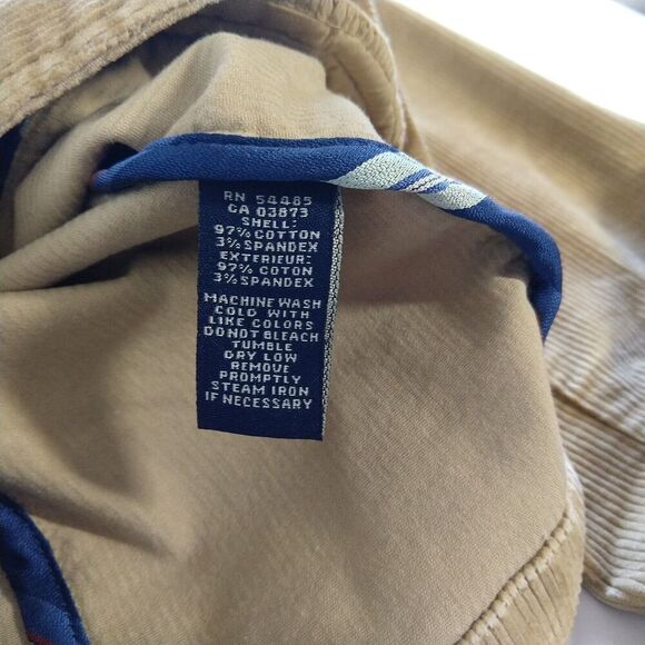 Vintage Y2K American Eagle Corduroy Blazer Jacket Size L Tan Button Up 2000s - Picture 7 of 9